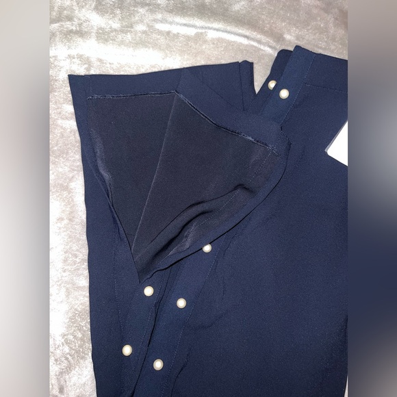 NWT Navy Zara Pants - Picture 6 of 6